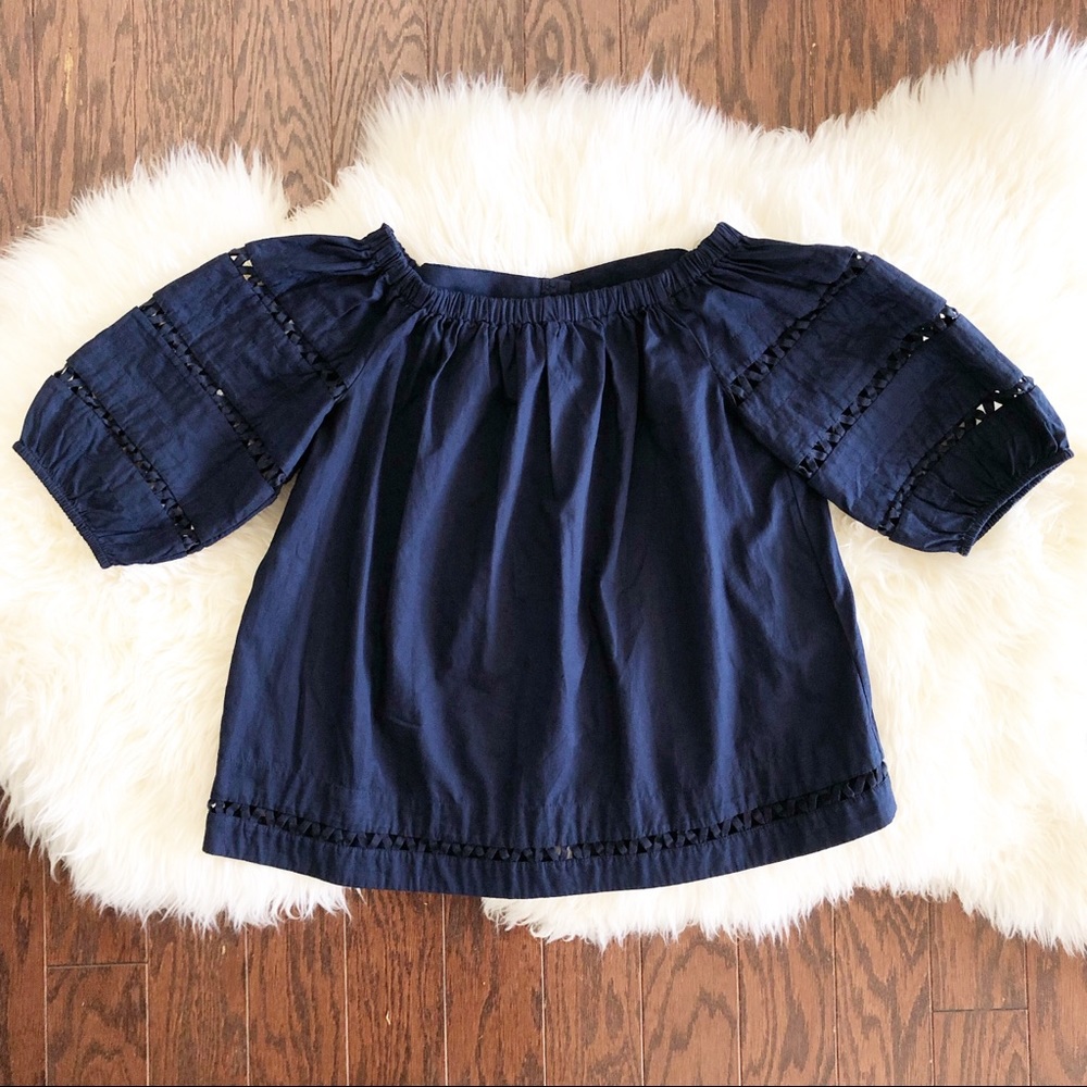 Crown & Ivy Off The Shoulder Puff Sleeve T…